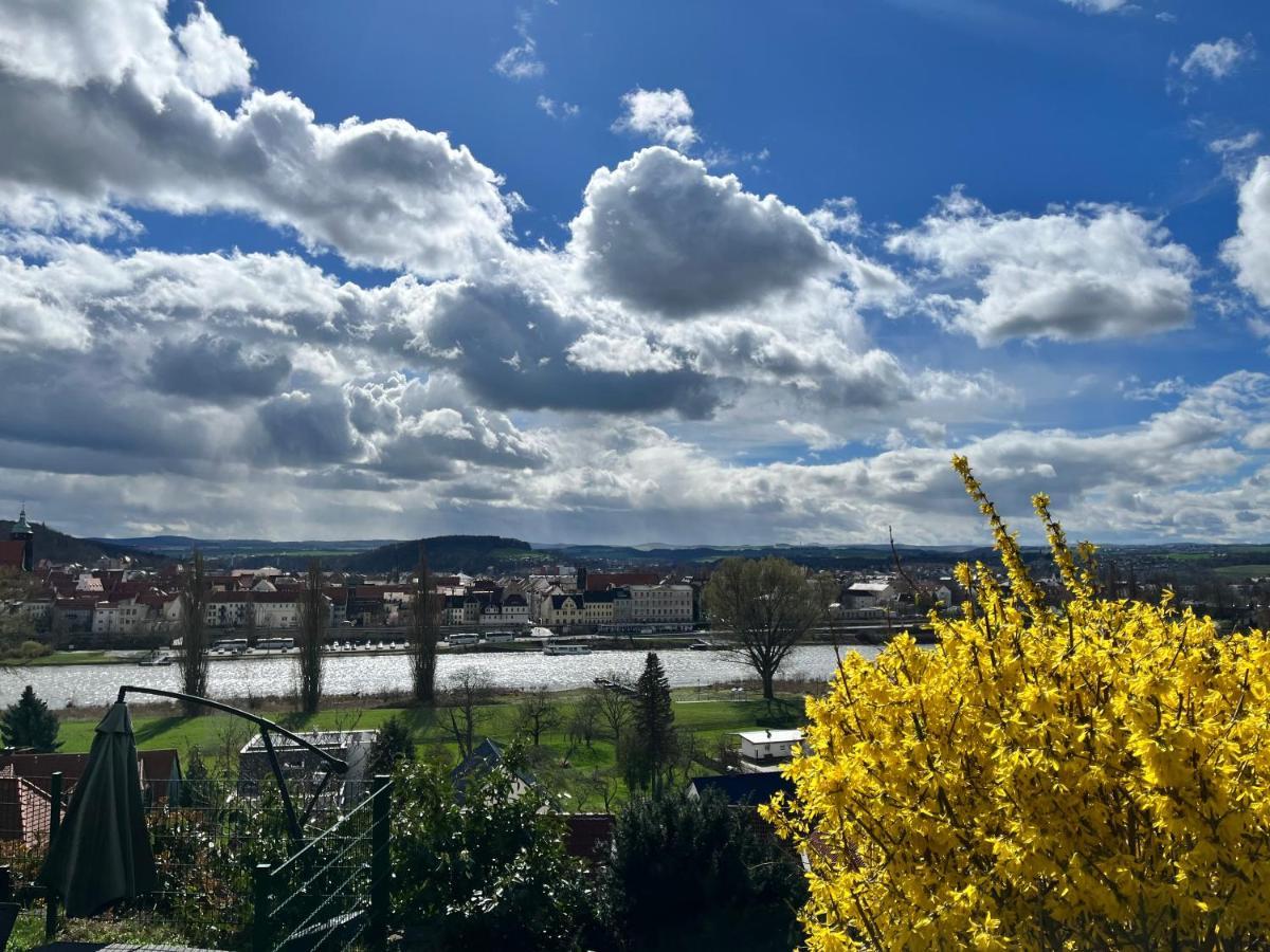 Das Ferienhaus Mit Aussicht Pirna Dış mekan fotoğraf